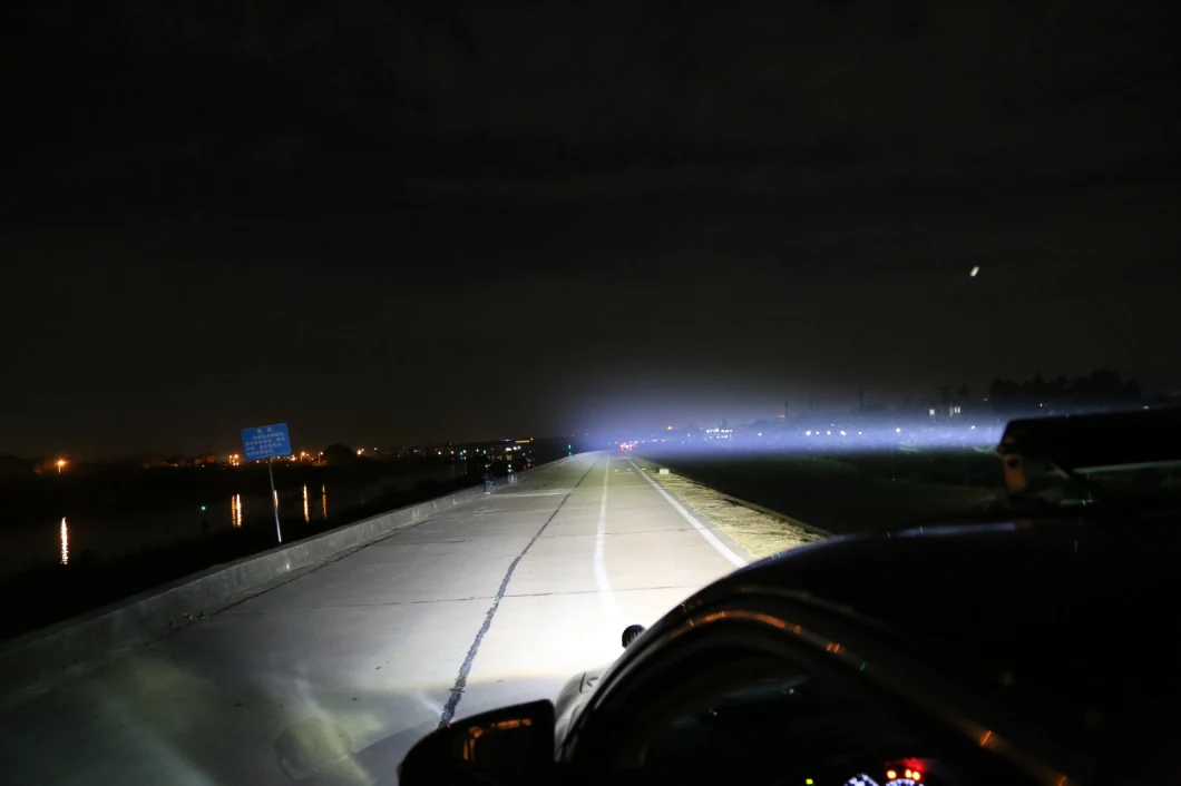 White LED Laser Light Projects Intense Spot up to a Mile 75W 6000 Lumens Laser LED Driving Light