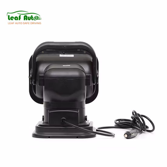 Controle remoto de 360 ​​graus 60W Marine LED Spot Light para veículos fora de estrada 4X4 Faróis 12/24V 7 polegadas LED Searching Light