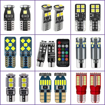 Atacado Alta Potência T10 3030 3014 4014 5050 Sinal Wedge Bulb LED Car Interior Light S8.5 Festoon Canbus 12V 24V Branco Vermelho Azul Amarelo Verde Âmbar