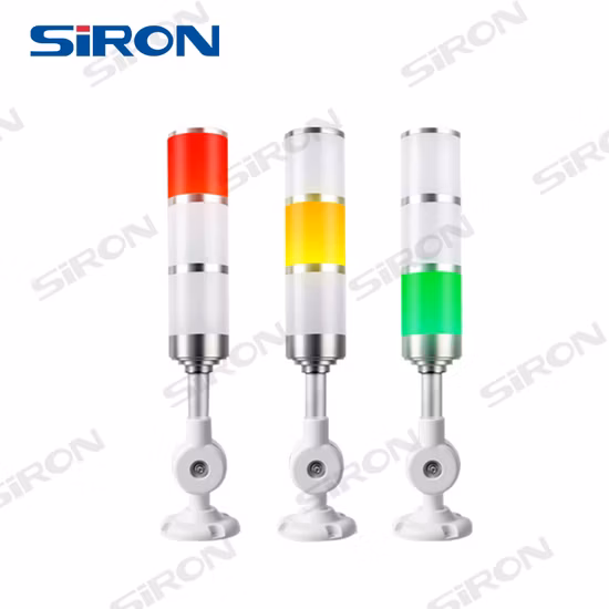 Siron D015 Torre de luz de LED de três cores multifuncional luz de aviso de sinal de LED
