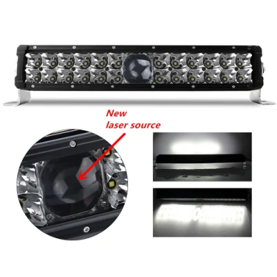 2020 Super Brilhante 2 Linhas Barra LED 4X4 Off Road Caminhão Laser Barra de Luz 1900m Barra de Luz Laser de 22 Polegadas