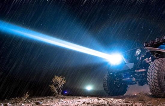 Barra de luz de condução a laser off-road 75 W super brilhante LED para carros, caminhões