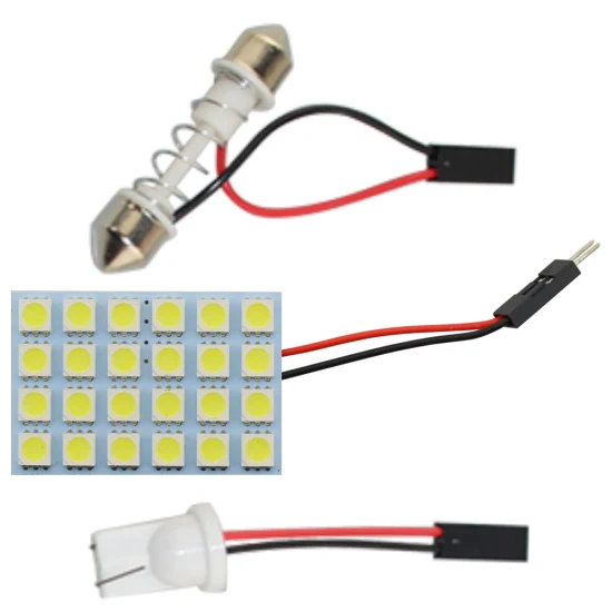 12V Festoon 5050 48SMD Luz do painel interior do carro C5w W5w T10 Teto do carro LED Dome Lâmpada Luz interior do carro