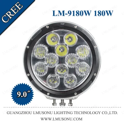 9,0 polegadas 15 W CREE Offroad LED Driving Light 180 W